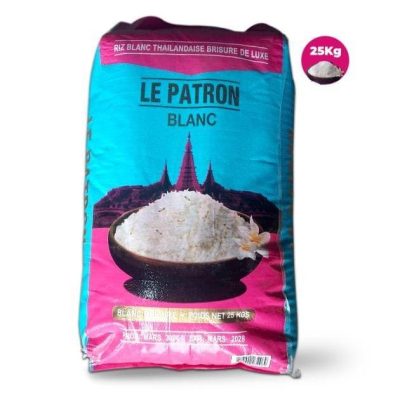 Riz blanc thaïlandais Le Patron 25Kg